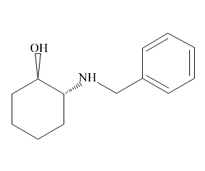 反式-2-苄氨基环己醇,40571-86-6,结构式