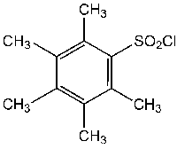 五甲基苯磺酰氯,52499-94-2,结构式