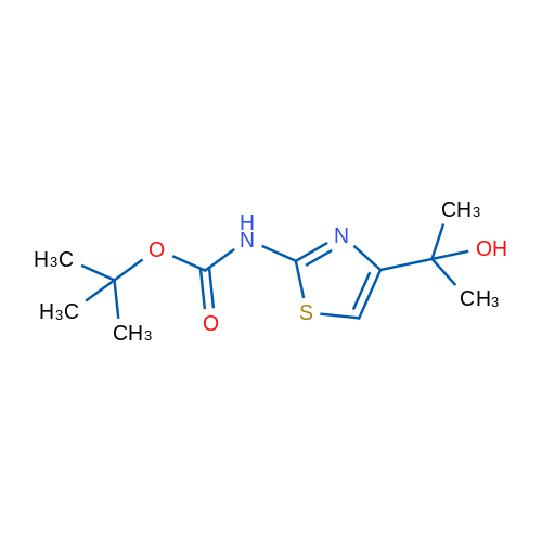 CAS号 876756 13 7 tert Butyl 4 2 hydroxypropan 2 yl thiazol 2 yl